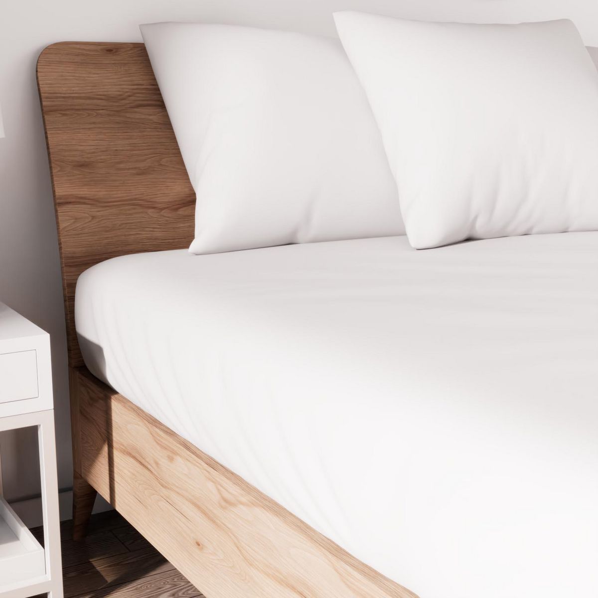 SOLEIL D'OCRE Drap housse en coton JERSEY, par Soleil d'ocre