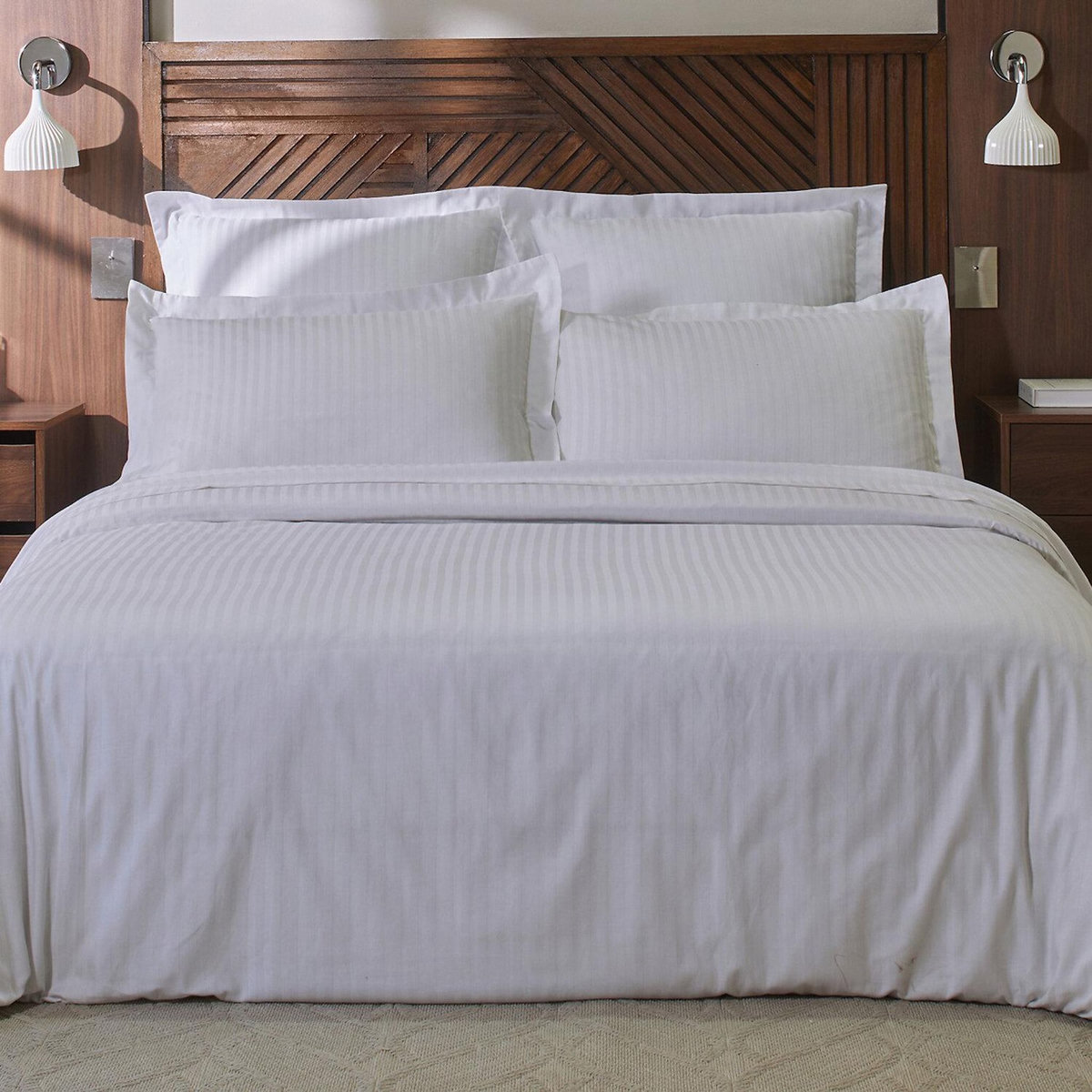 Home collection Housse de couette 100% satin de coton amboise