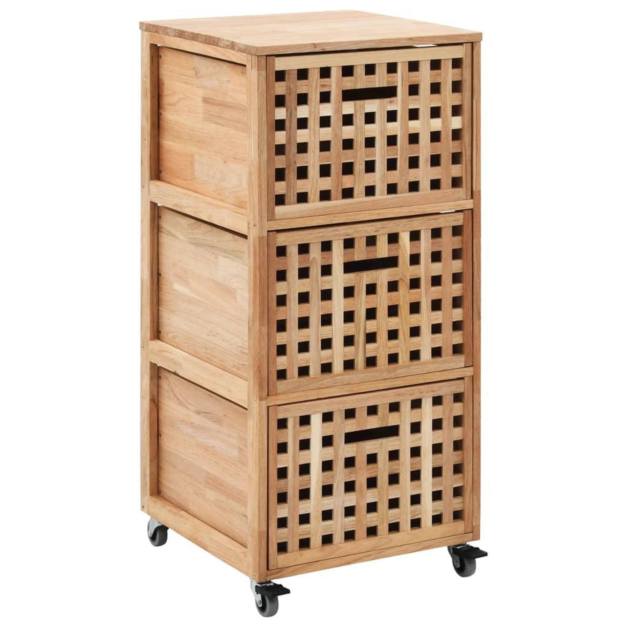 VIDAXL Armoire de salle de bains 41x41x91 cm bois de noyer massif