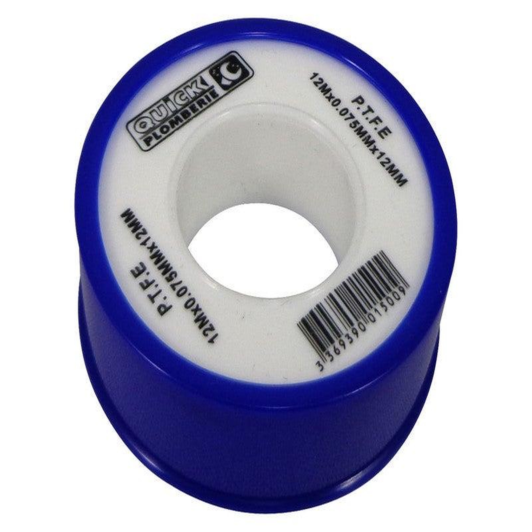 CENTRALE BRICO Ruban téflon 12 mm x 0,075 mm x 12 mm