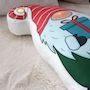 Voir la diapositive 2 : Paris Prix Coussin Déco de Noël 3D LED  Gnome  40cm Multicolore