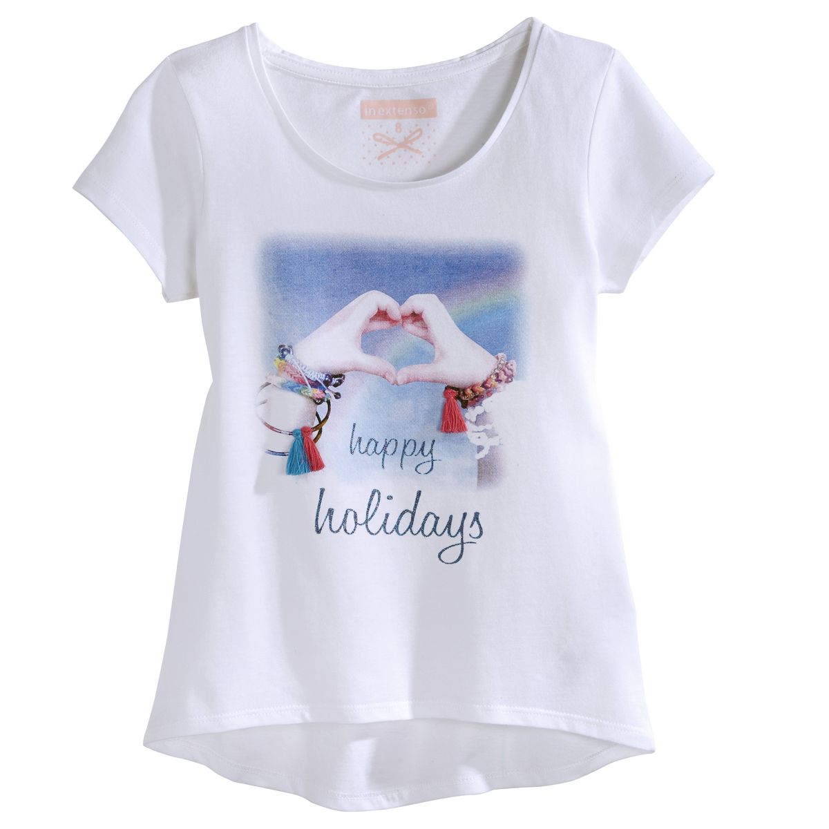 IN EXTENSO Tee shirt manches courtes fille