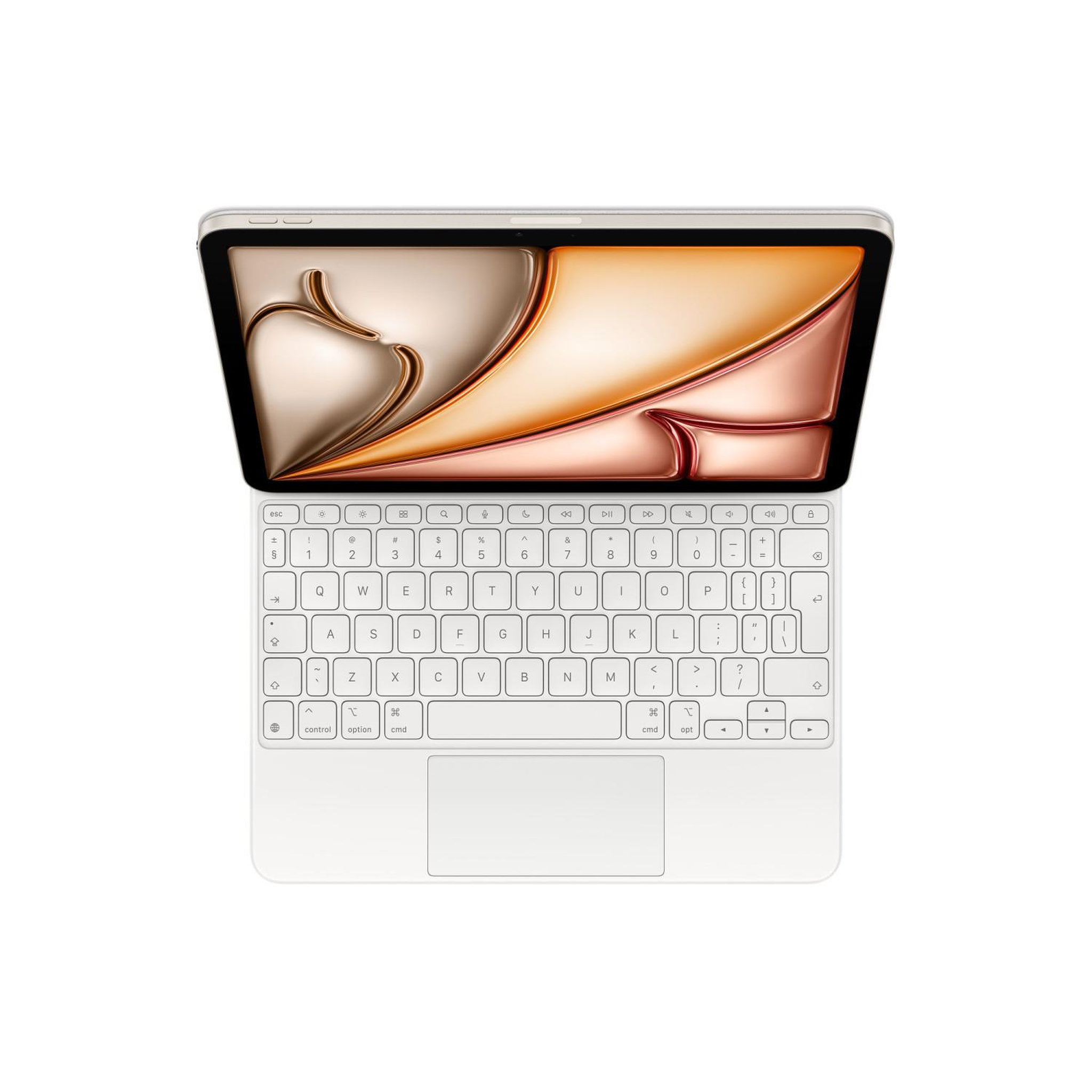 Voir la diapositive 3 : APPLE Clavier Apple Magic Keyboard Qwerty Blanc pour iPad Air 11 (M3)