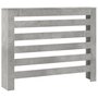 Voir la diapositive 2 : VIDAXL Cache-radiateur gris beton 104x20x82 cm bois d'ingenierie