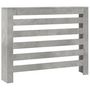 Voir la diapositive 2 : VIDAXL Cache-radiateur gris beton 104x20x82 cm bois d'ingenierie