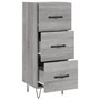 Voir la diapositive 5 : VIDAXL Buffet Sonoma gris 34,5x34x90 cm Bois d'ingenierie