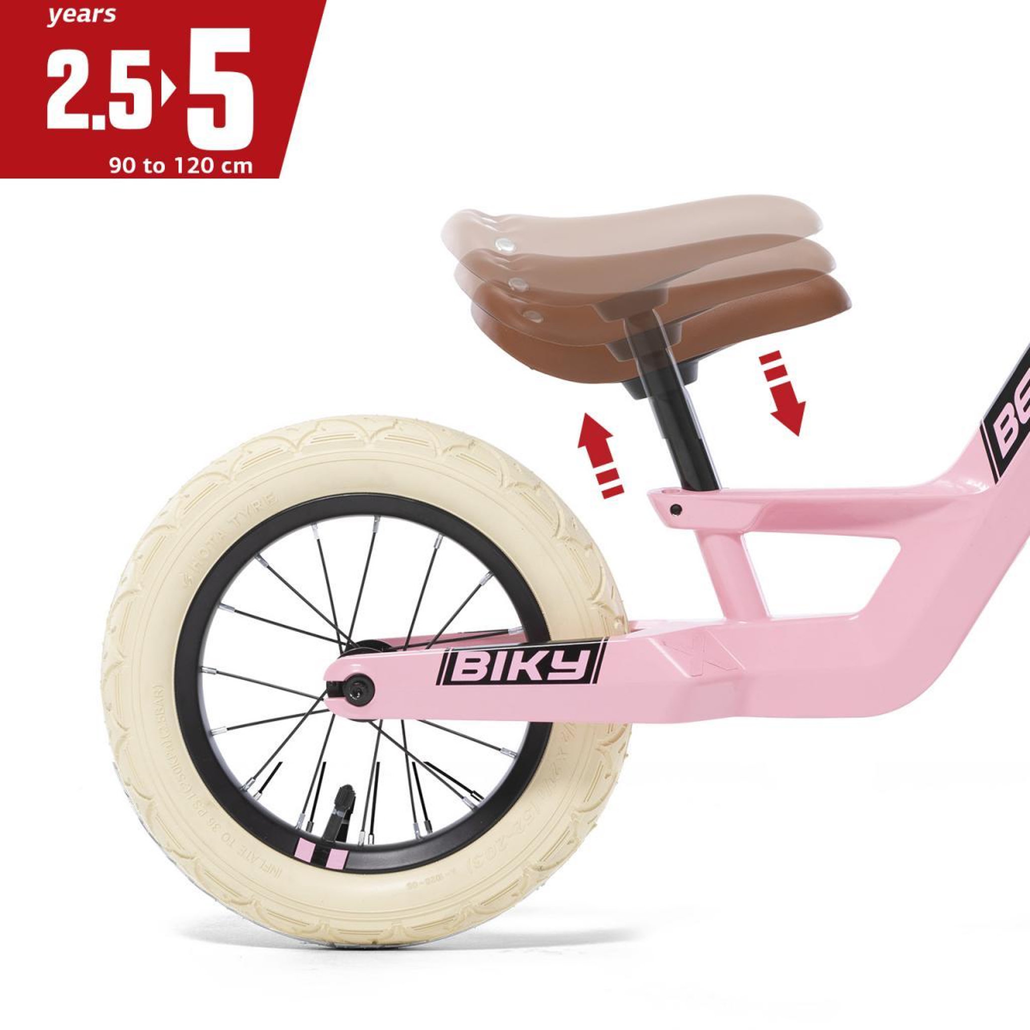 Voir la diapositive 3 : Berg Vélo d'équilibre Biky Retro rose