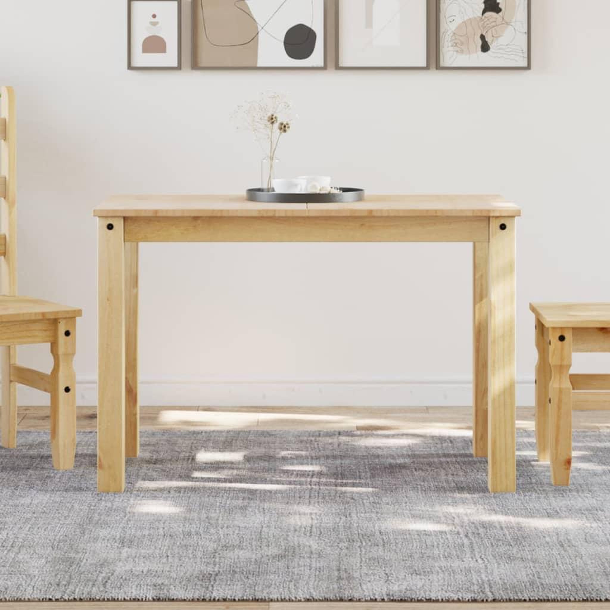 VIDAXL Table a manger Panama 117x60x75 cm bois massif de pin