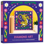 DIAMOND ART. TOUT LE MATERIEL POUR REALISER 1 TABLEAU DIAMANTE TIGRE, Limistic