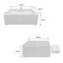 Voir la diapositive 4 : MSpa SPA rigide OSLO SAPPHIRE MSPA 6 personnes gris. 4 coussins. bâche incluse + housse thermique. hydromassages système