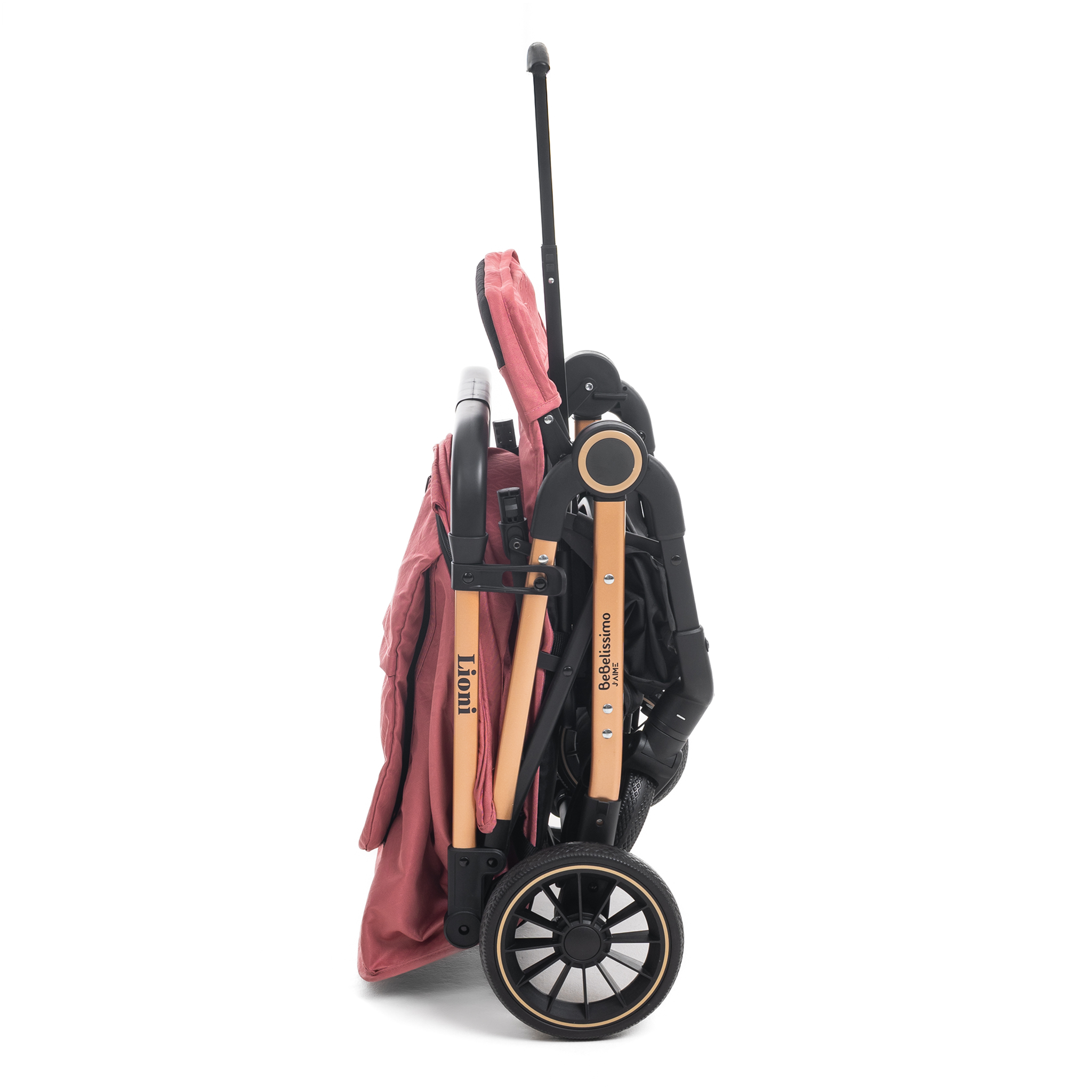 Voir la diapositive 3 : BEBELISSIMO Poussette combinée duo 2 en 1 - siège auto 0+ Lioni – dès la naissance – jusqu'à 22kg - bordeaux