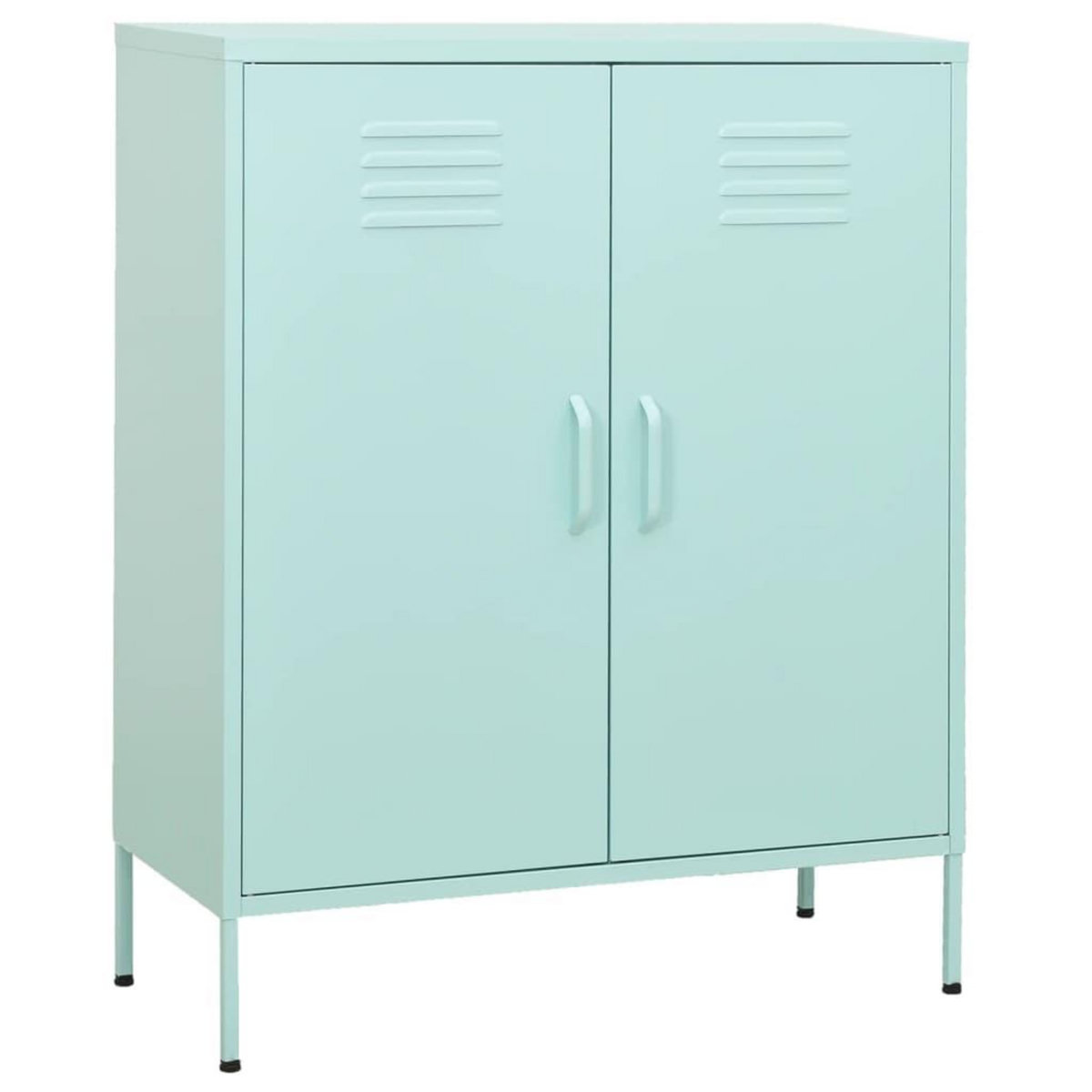 VIDAXL Armoire de rangement Vert menthe 80x35x101,5 cm Acier