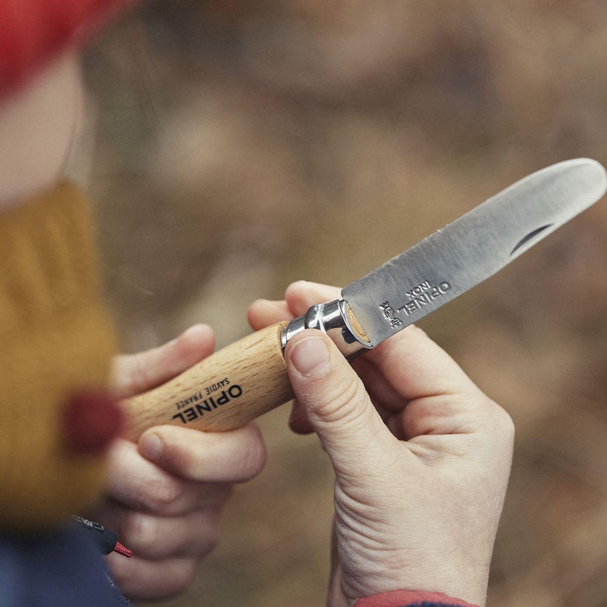 Voir la diapositive 2 : Opinel Couteau NO7 mon 1er Opinel Hetre
