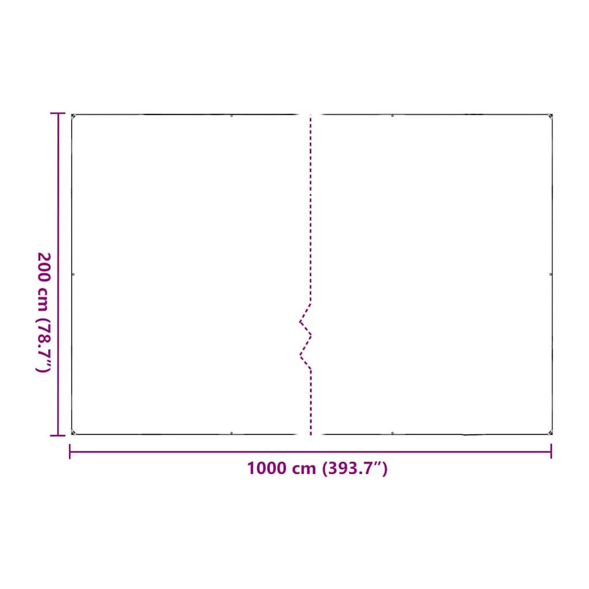 Voir la diapositive 6 : VIDAXL Housse de protection plantes avec œillets 2x10 m polyethylene