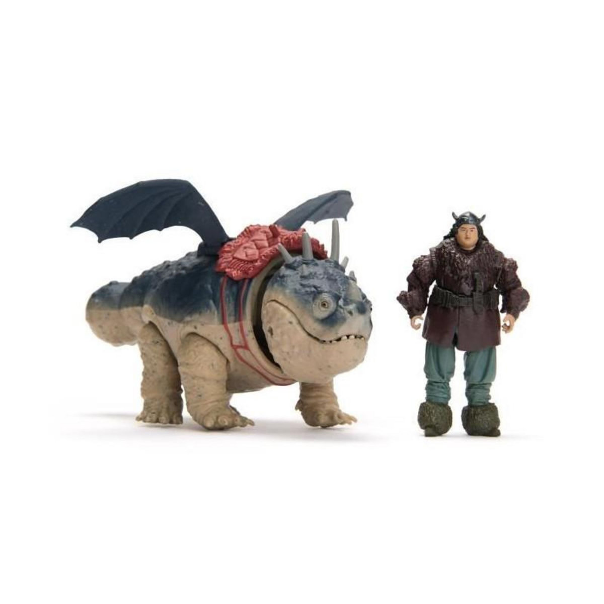 ASTER Figurine Aster Dragon et Viking articulés