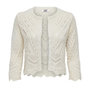 Voir la diapositive 2 : JACQUELINE DE YONG Cardigan Ecru FemmeJDY Sun 3/4 Cropped