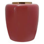 Voir la diapositive 1 : Paris Prix Vase Rond Design  Tribuna  36cm Corail & Or