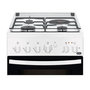 Voir la diapositive 3 : FAURE Cuisinière mixte a 60l 4 feux blanc - fcm54041wa