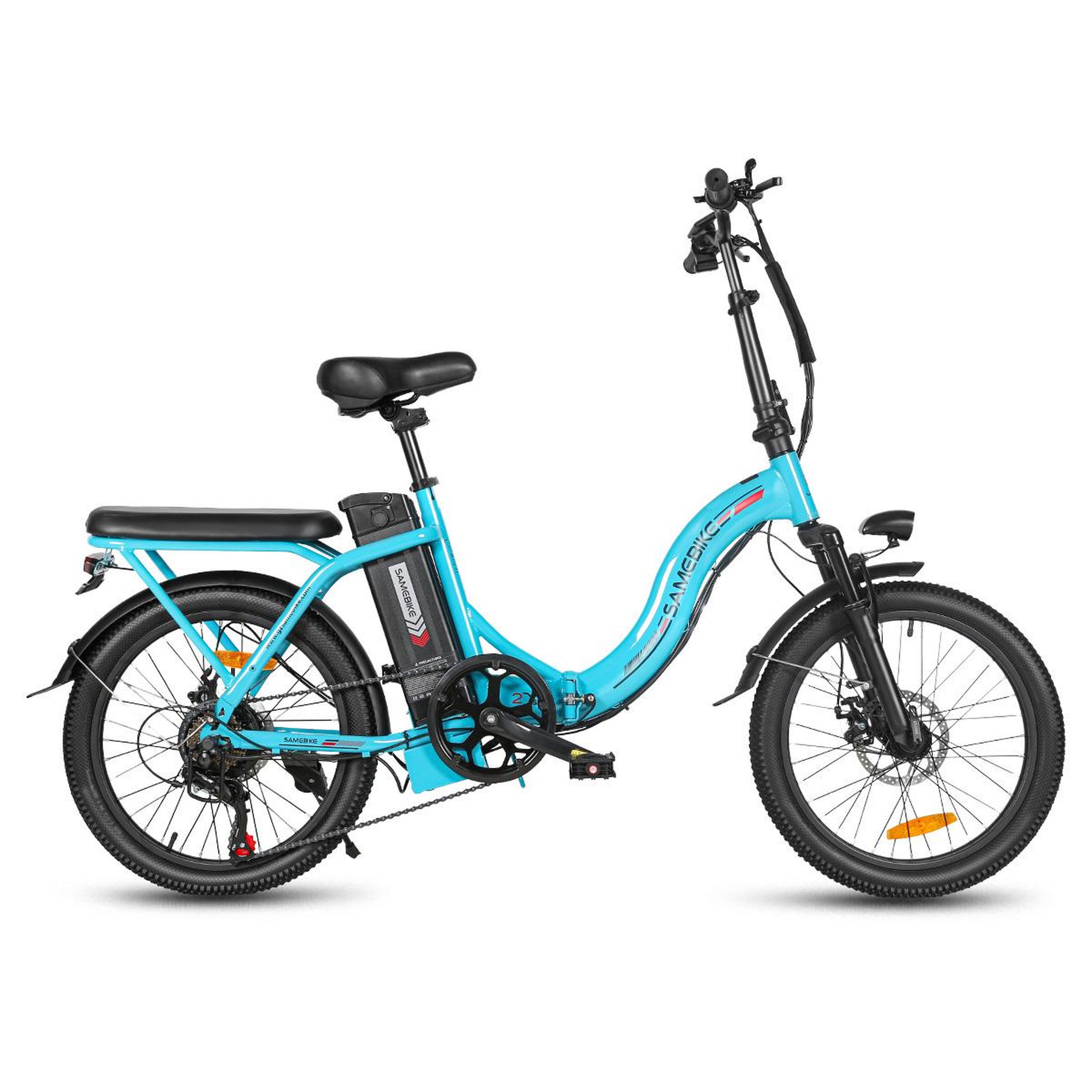 Voir la diapositive 3 : SAMEBIKE Vélo électrique pliant de ville SAMEBIKE CY20