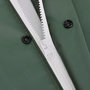 Voir la diapositive 3 : VIDAXL Manteau de pluie long impermeable resistant a capuche vert XL