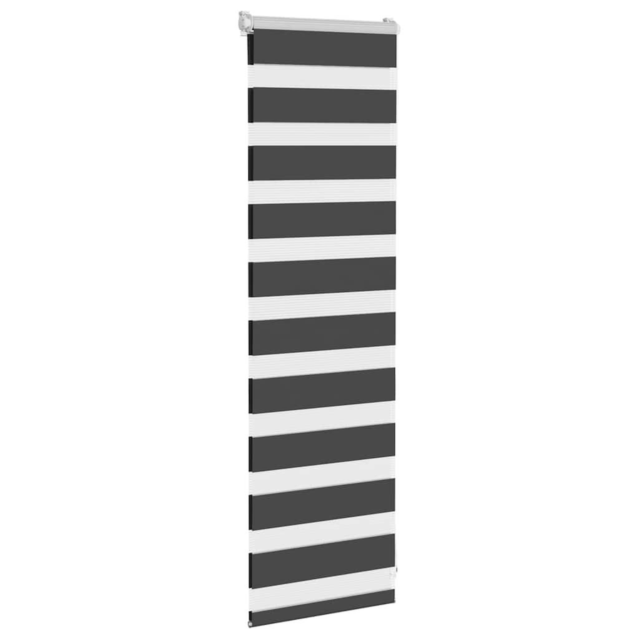 Voir la diapositive 3 : VIDAXL Store zebre noir 45x100 cm largeur du tissu 40,9 cm polyester