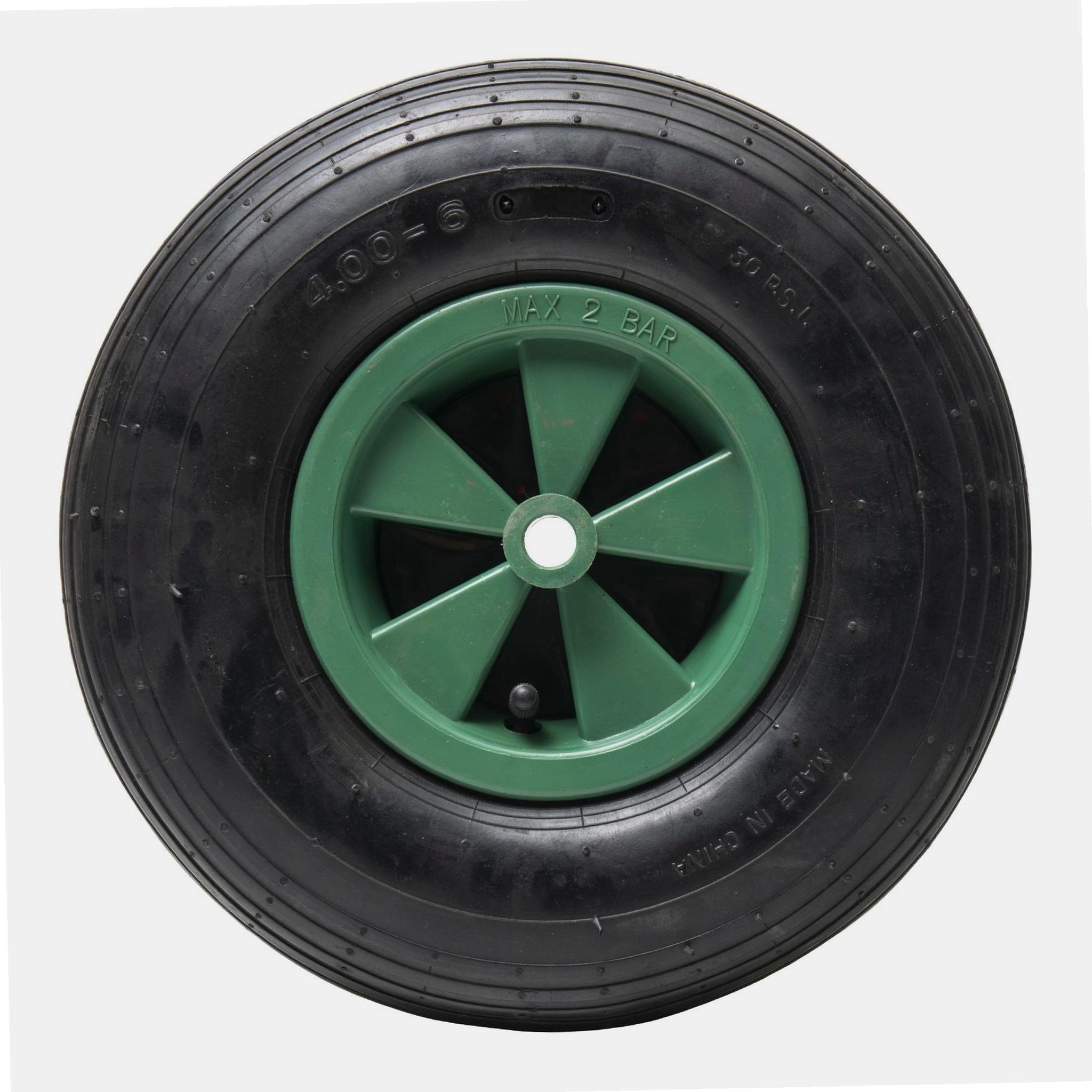 WERKAPRO Roue gonflable verte werka pro  325x85  alésage 16mm