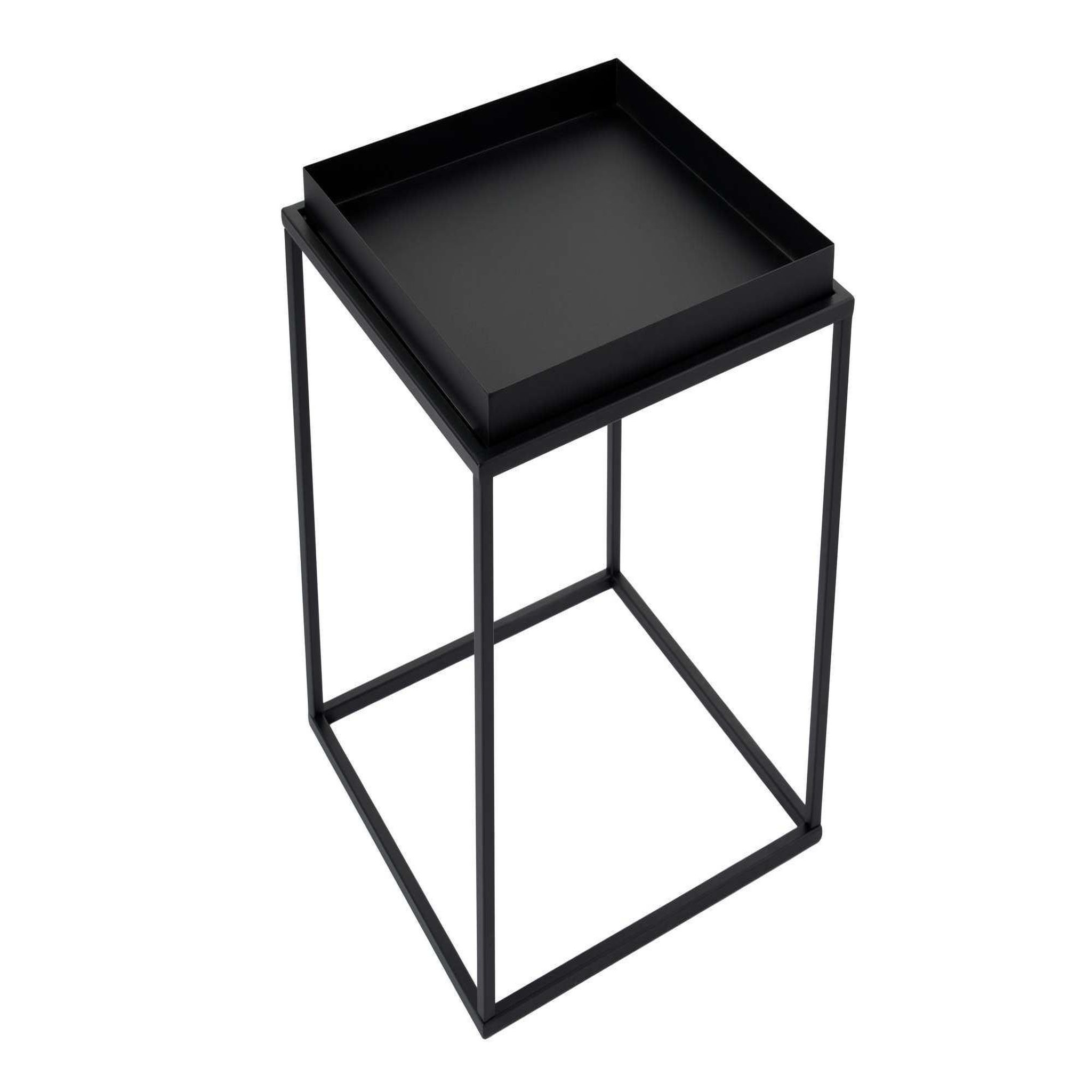 Voir la diapositive 3 : Habitat et Jardin Table basse en métal  koala  45 x 45 x 52 cm - noir