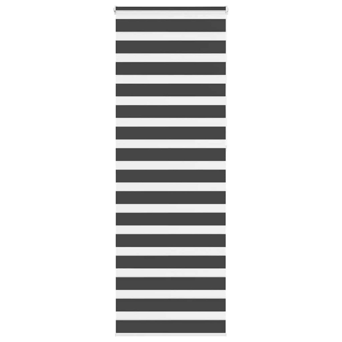 VIDAXL Store zebre noir 90x200 cm largeur du tissu 85,9 cm polyester