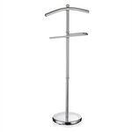 IDIMEX Valet de chambre JÖRG, en métal. Coloris disponibles : Gris