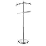 IDIMEX Valet de chambre JÖRG, en métal. Coloris disponibles : Gris