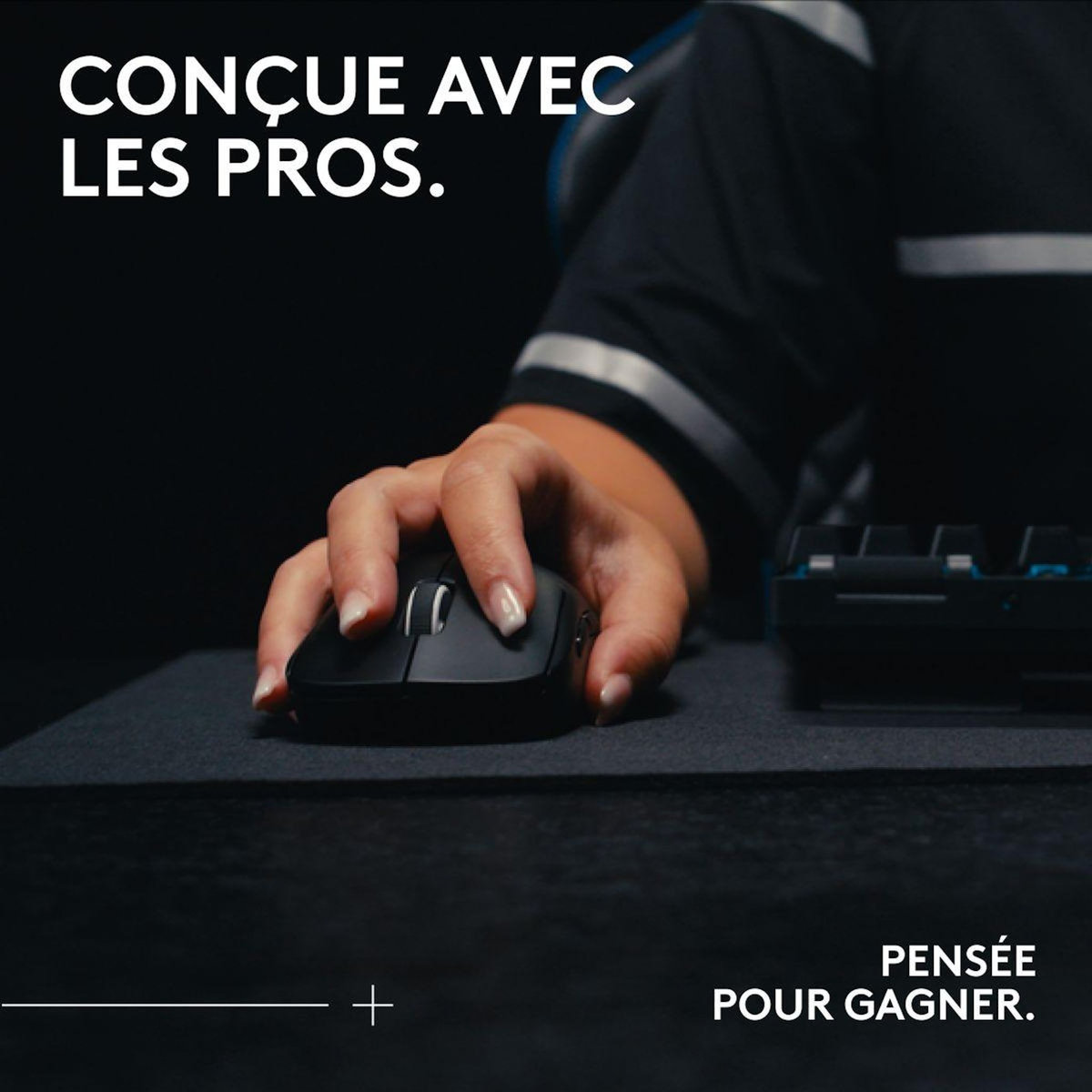 Logitech Souris Gamer Sans Fil Pro X Superlight 2 SE rouge