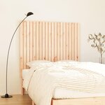 VIDAXL Tete de lit murale 127,5x3x110 cm Bois massif de pin