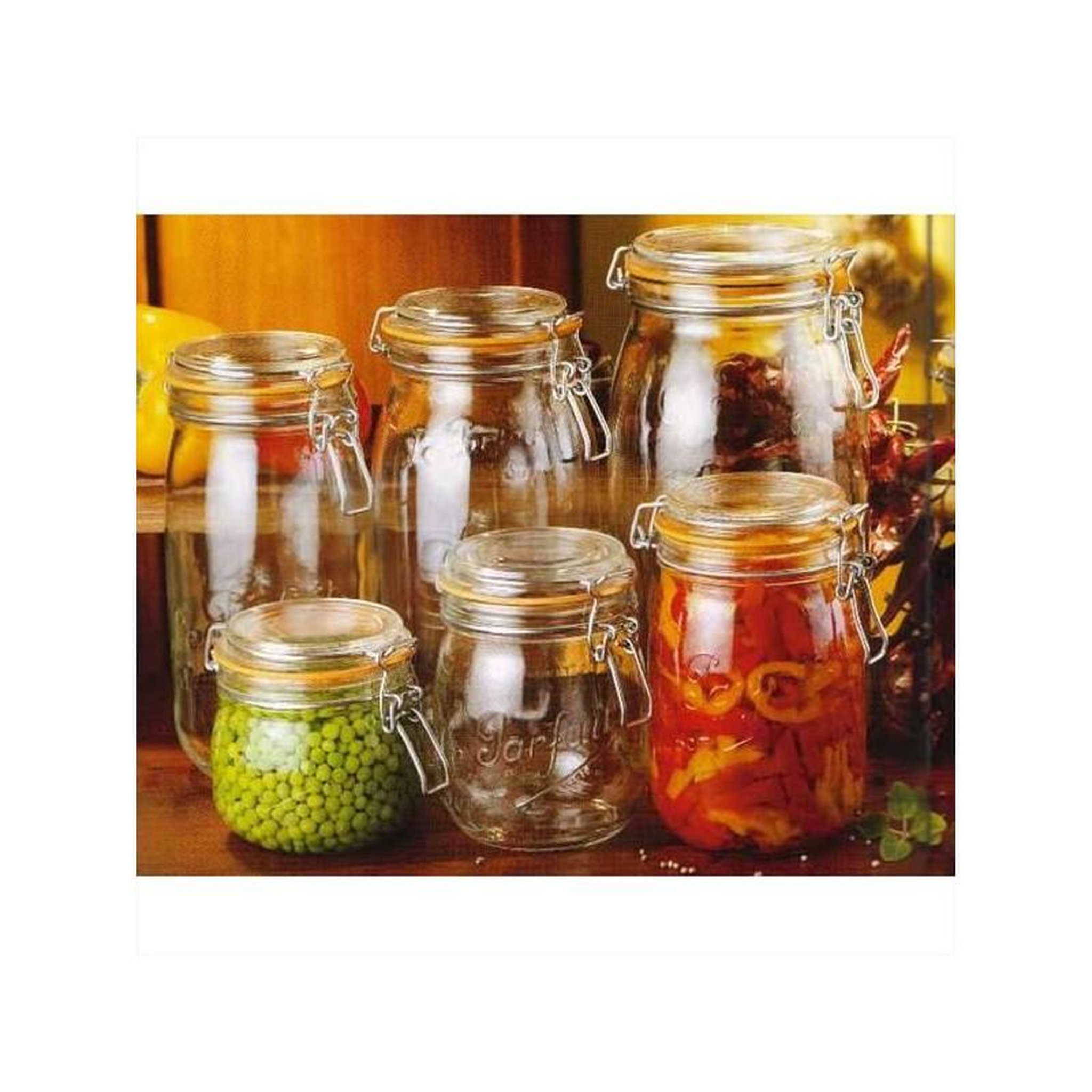 Voir la diapositive 3 : Le parfait Lot de 3 bocaux en verre 3l - 908378