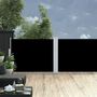 Voir la diapositive 3 : VIDAXL Auvent lateral retractable Noir 100 x 1000 cm