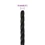 Voir la diapositive 6 : VIDAXL Corde de travail Noir 8 mm 25 m polypropylene