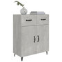 Voir la diapositive 4 : VIDAXL Buffet gris beton 69,5x34x90 cm bois d'ingenierie