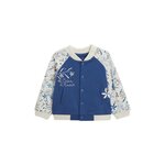 Petit Béguin Veste teddy bébé Océan d'amour. Coloris disponibles : Bleu