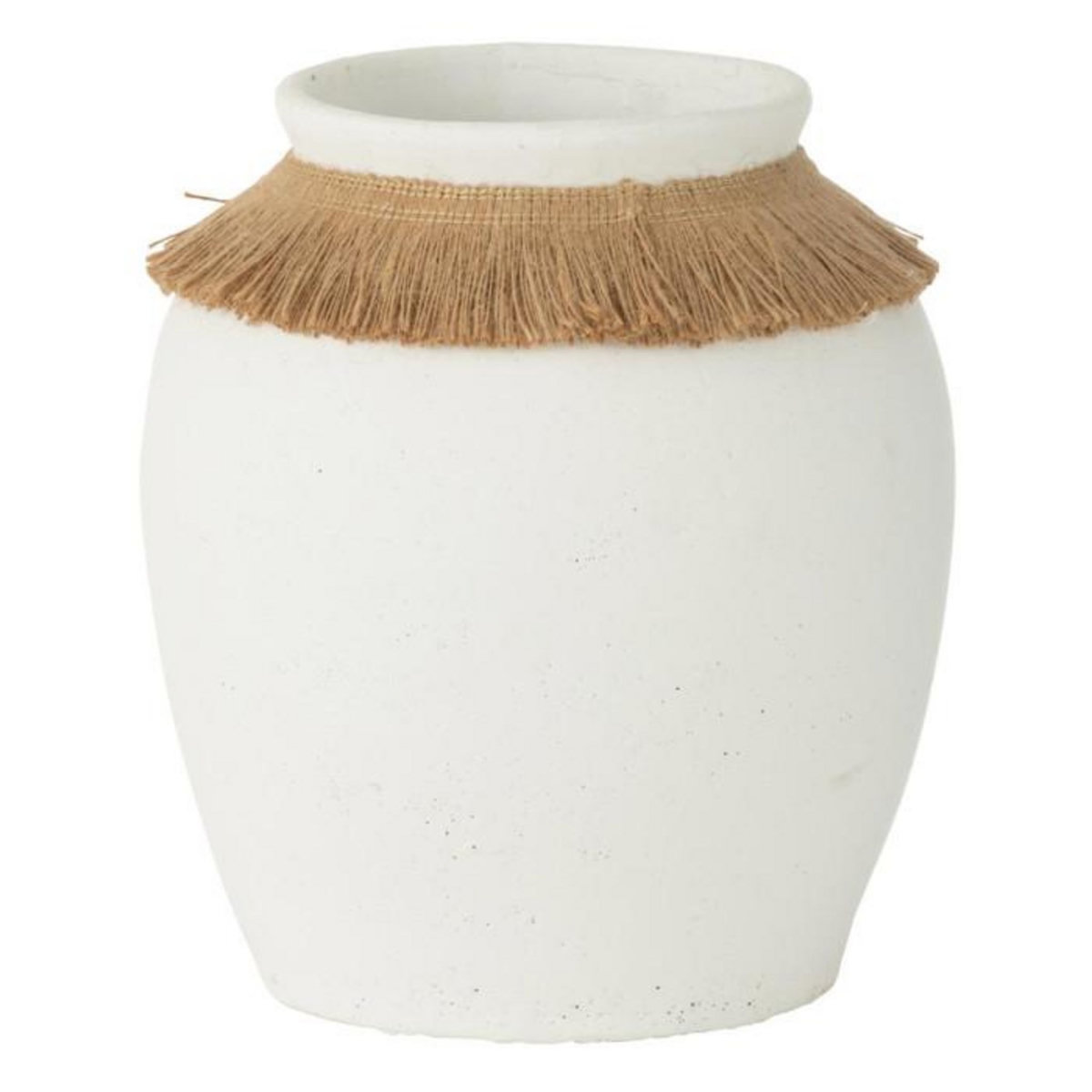 Paris Prix Vase Déco en Argile  Ibiza  26cm Blanc