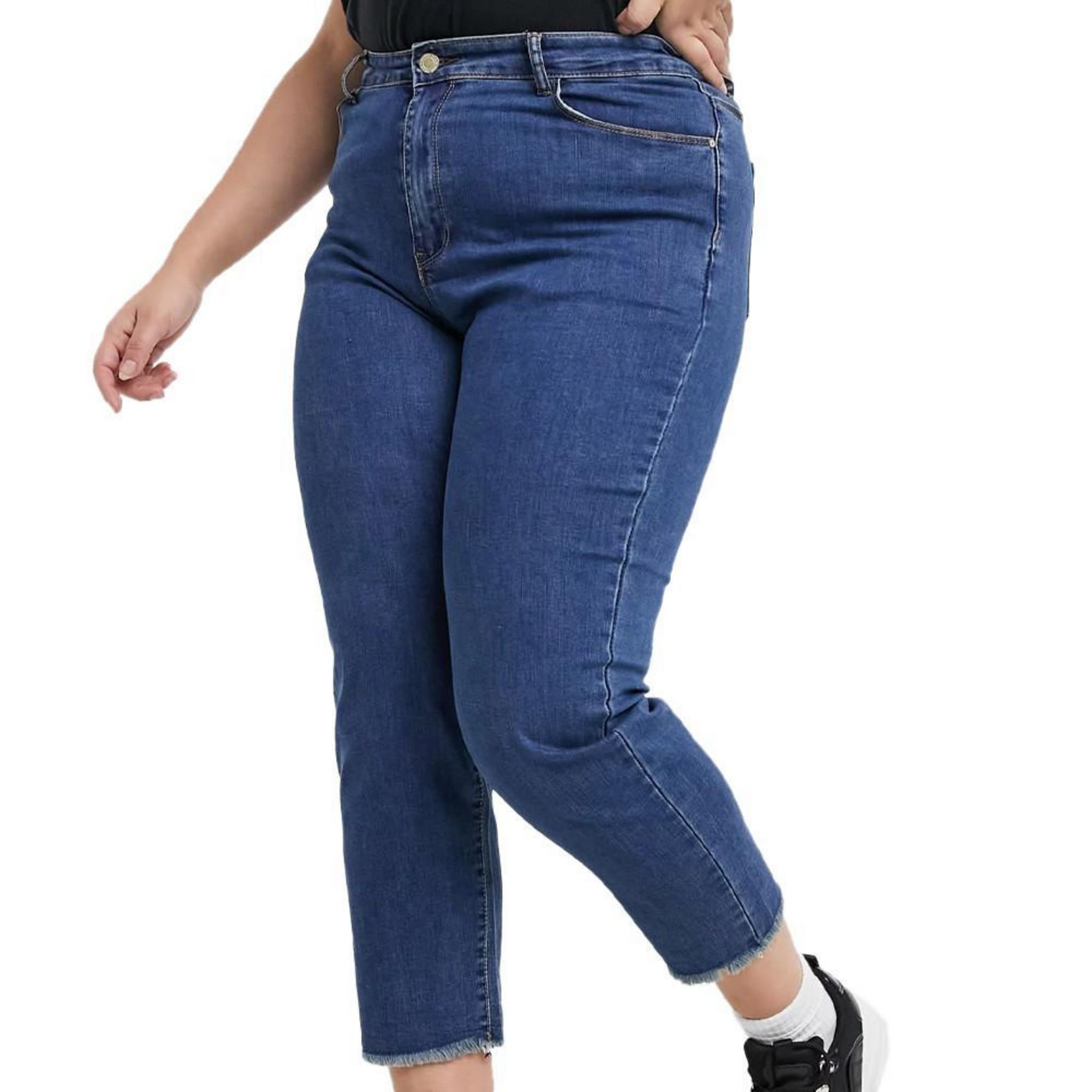 BRAVE SOUL Jean  Mom Femme Brave Soul Wilem. Coloris disponibles : Bleu