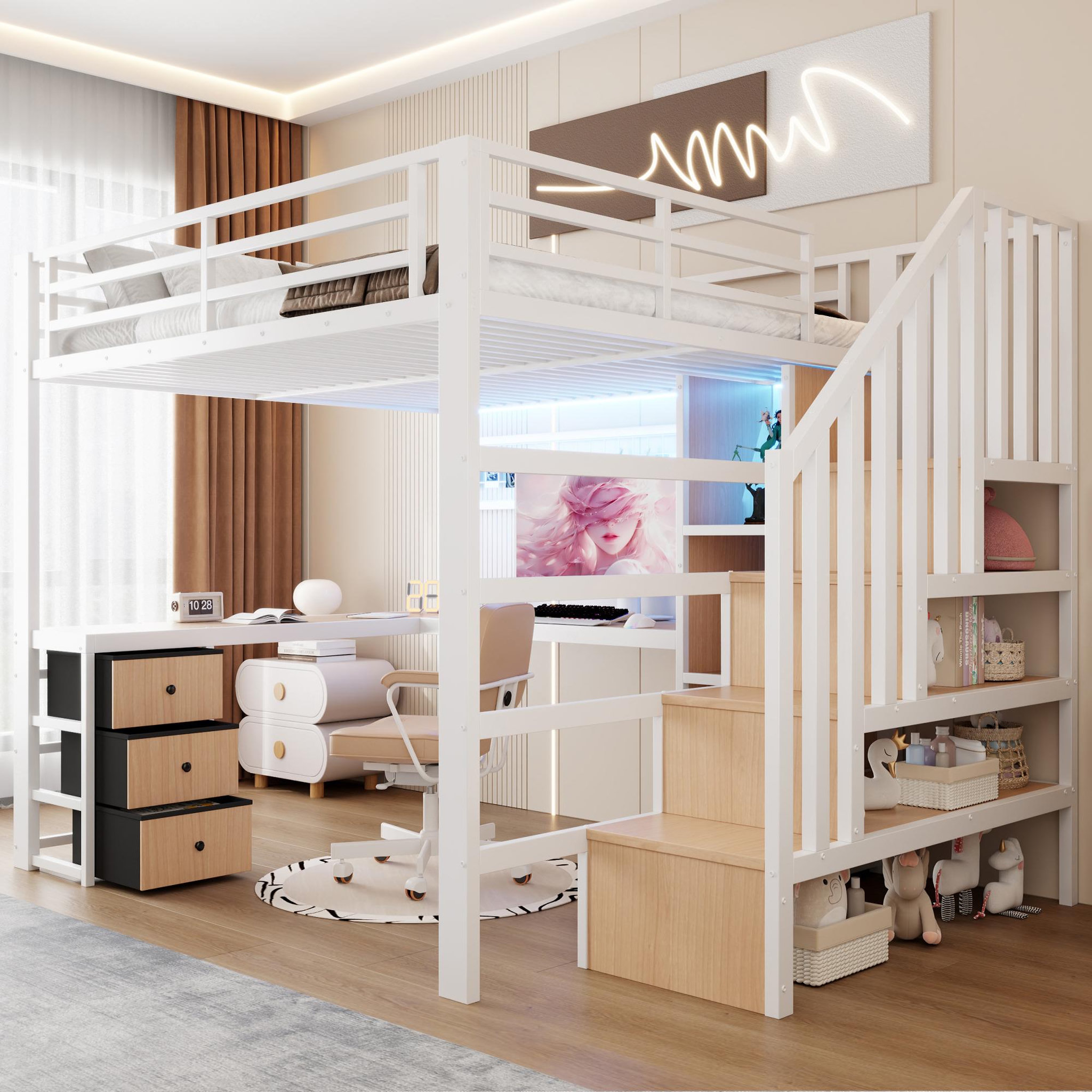 Voir la diapositive 4 : MERAX Lit mezzanine