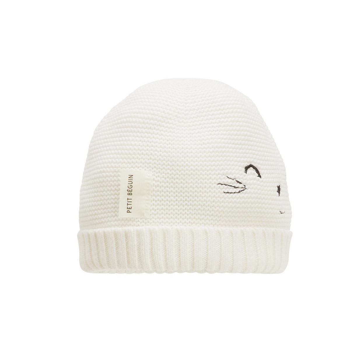 Petit Béguin Bonnet bébé et chaussons en tricot Hello Baby