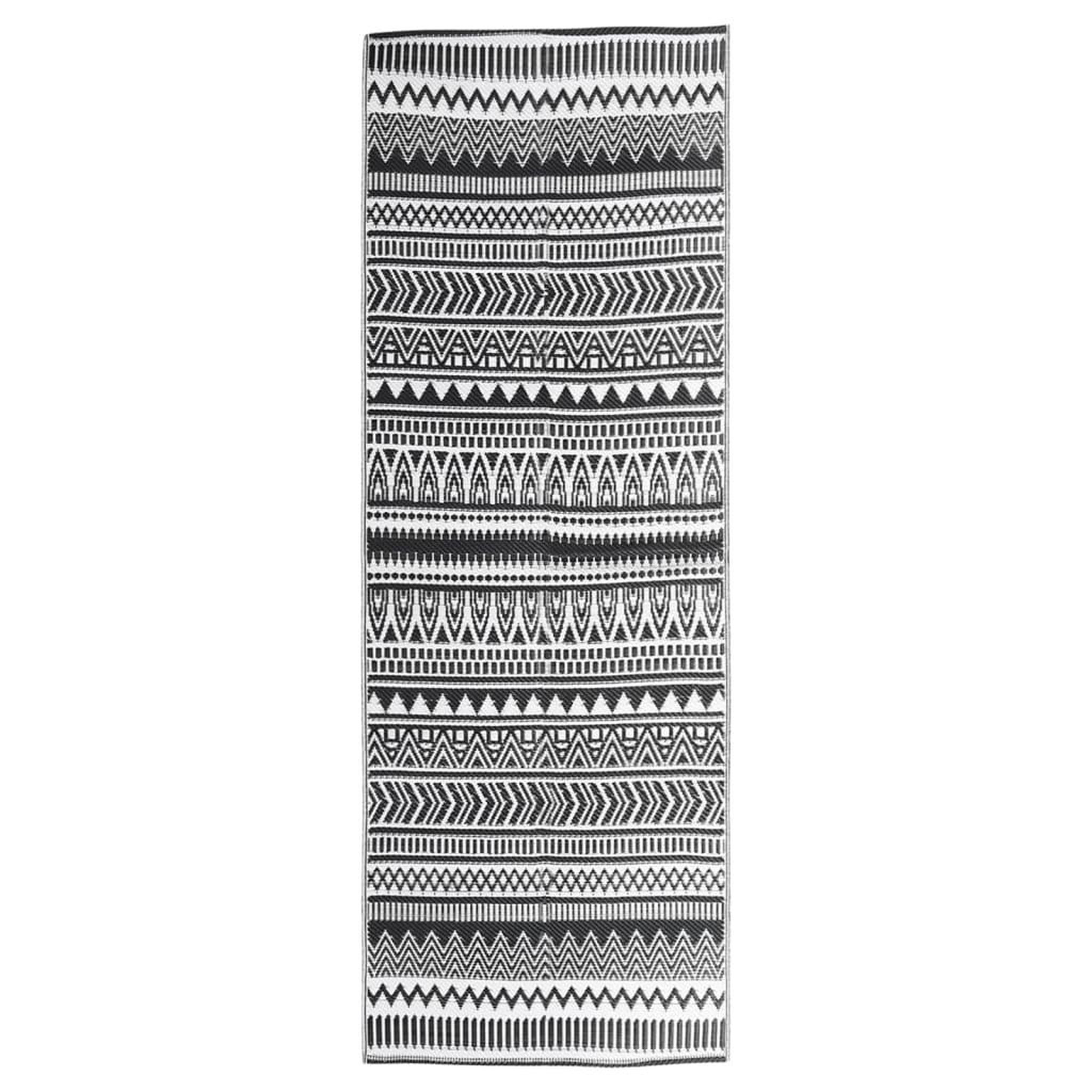 Voir la diapositive 2 : VIDAXL Tapis d'exterieur Noir 80x250 cm PP