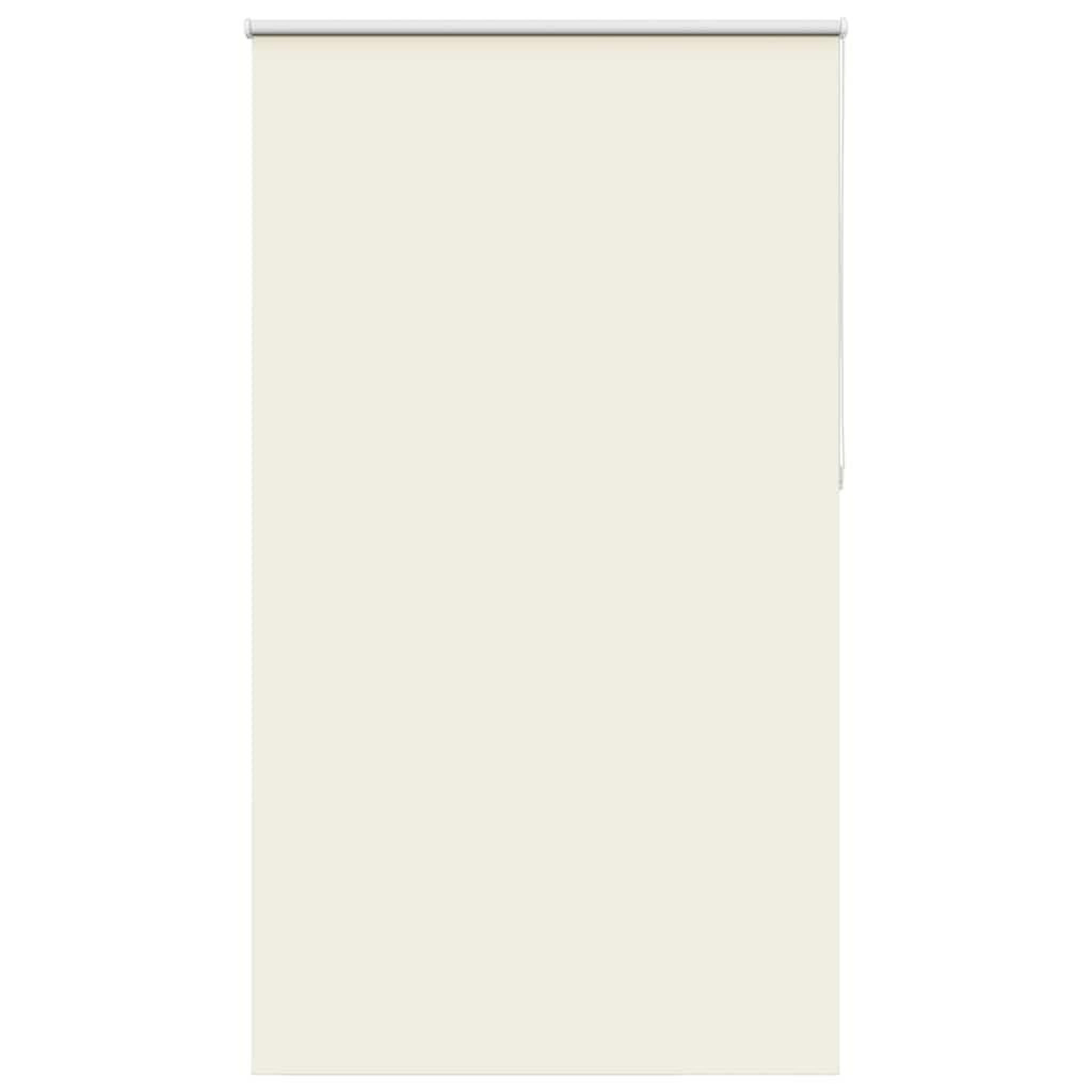 VIDAXL Store enrouleur occultant blanc casse 140x210 cm largeur tissu