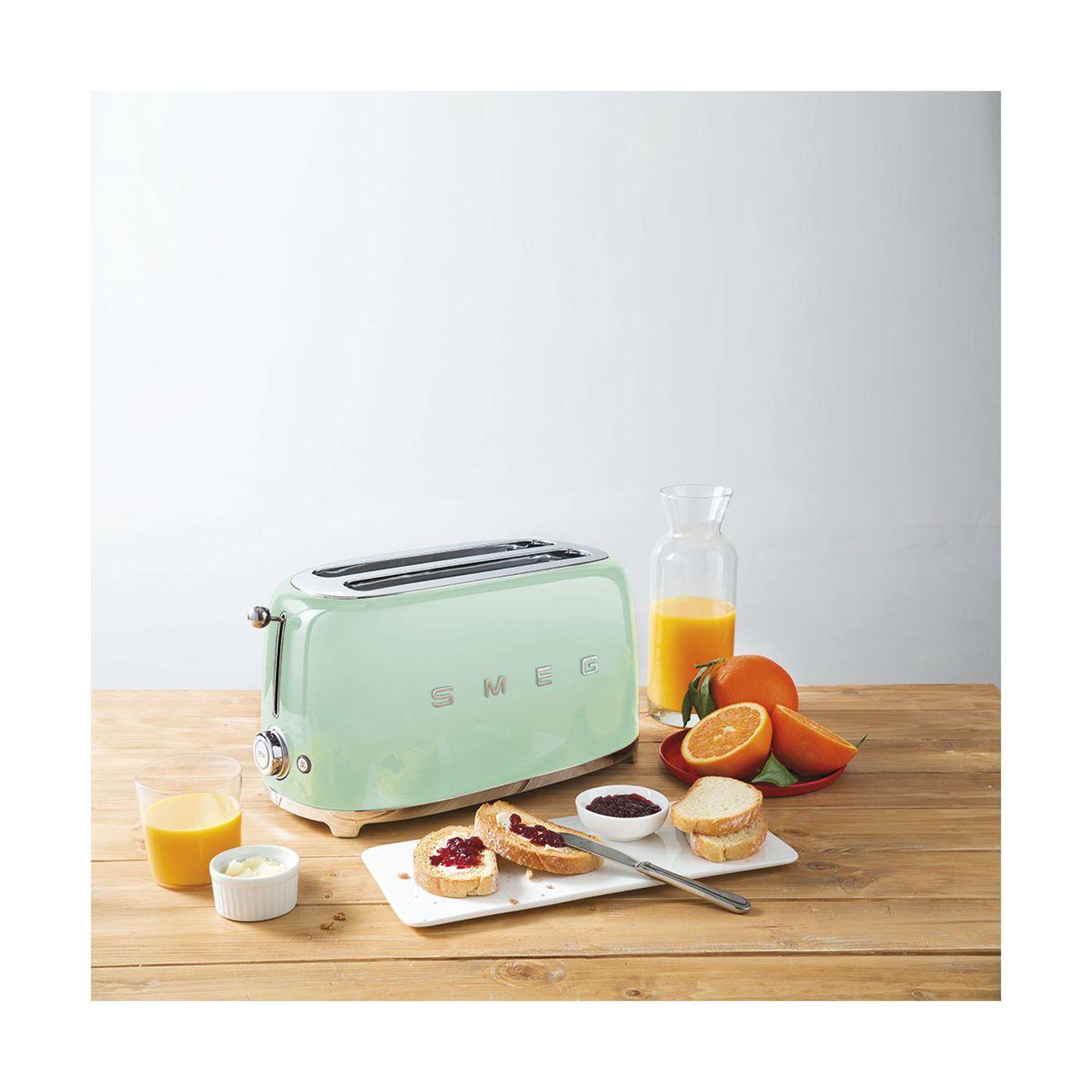 Voir la diapositive 4 : SMEG Grille-pain tsf02pkeu rose