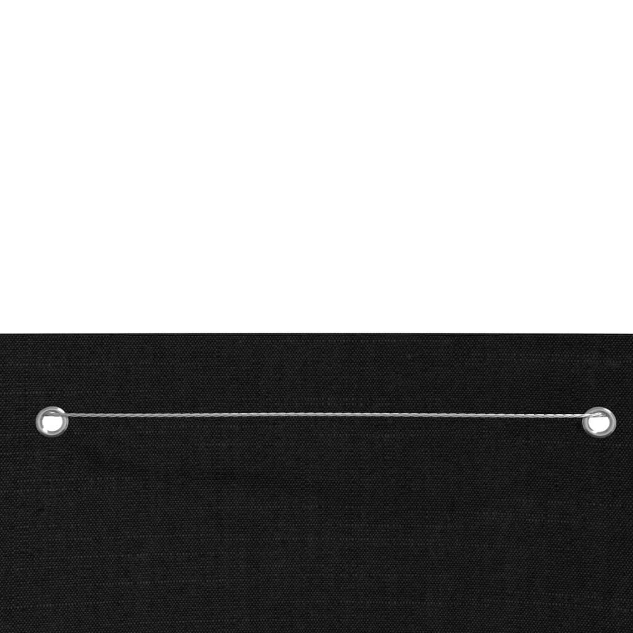Voir la diapositive 3 : VIDAXL Ecran de balcon Noir 120x240 cm Tissu Oxford