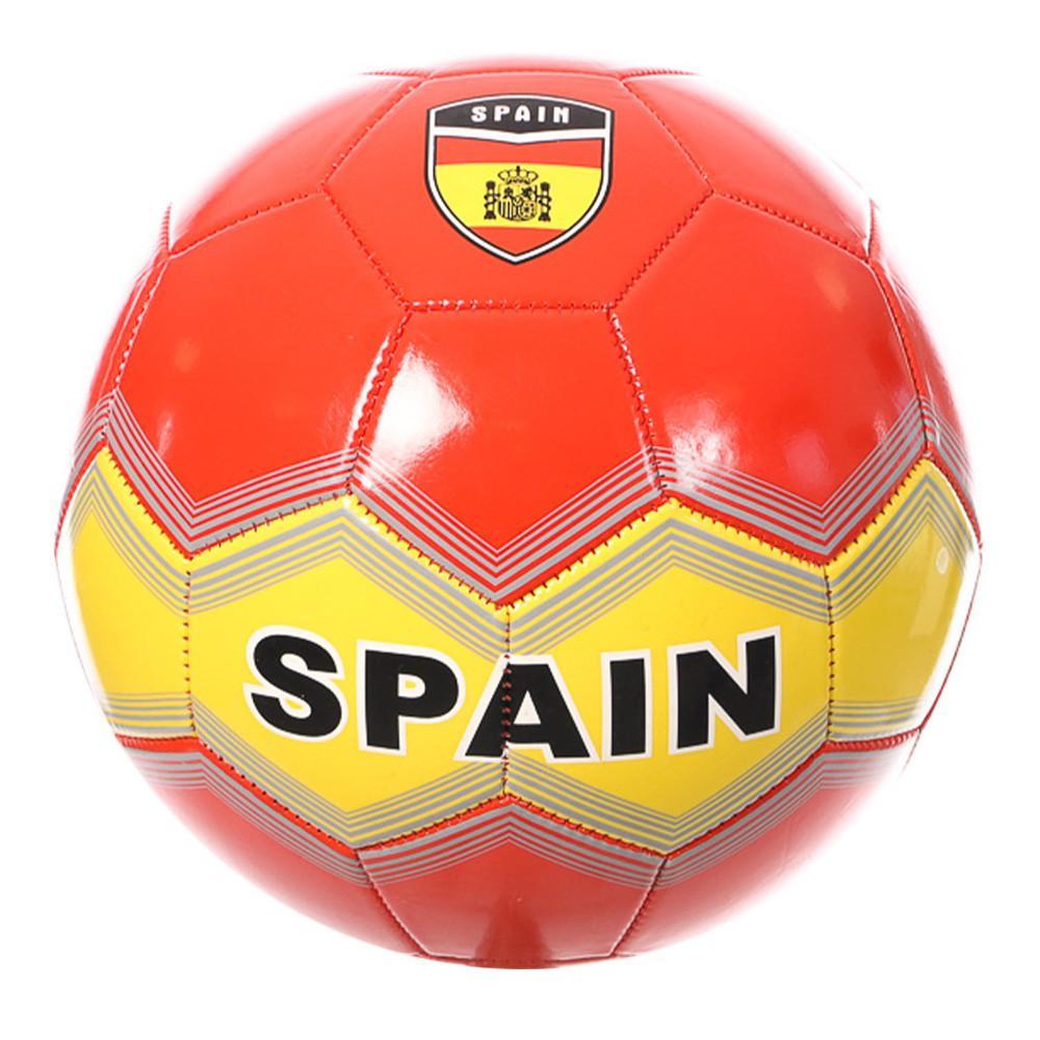 SPORTZONE Ballon de Football Jaune/Rouge Sport Zone Espagne