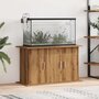Voir la diapositive 3 : VIDAXL Support d aquarium chêne artisanal 101x41x58 cm bois ingénierie