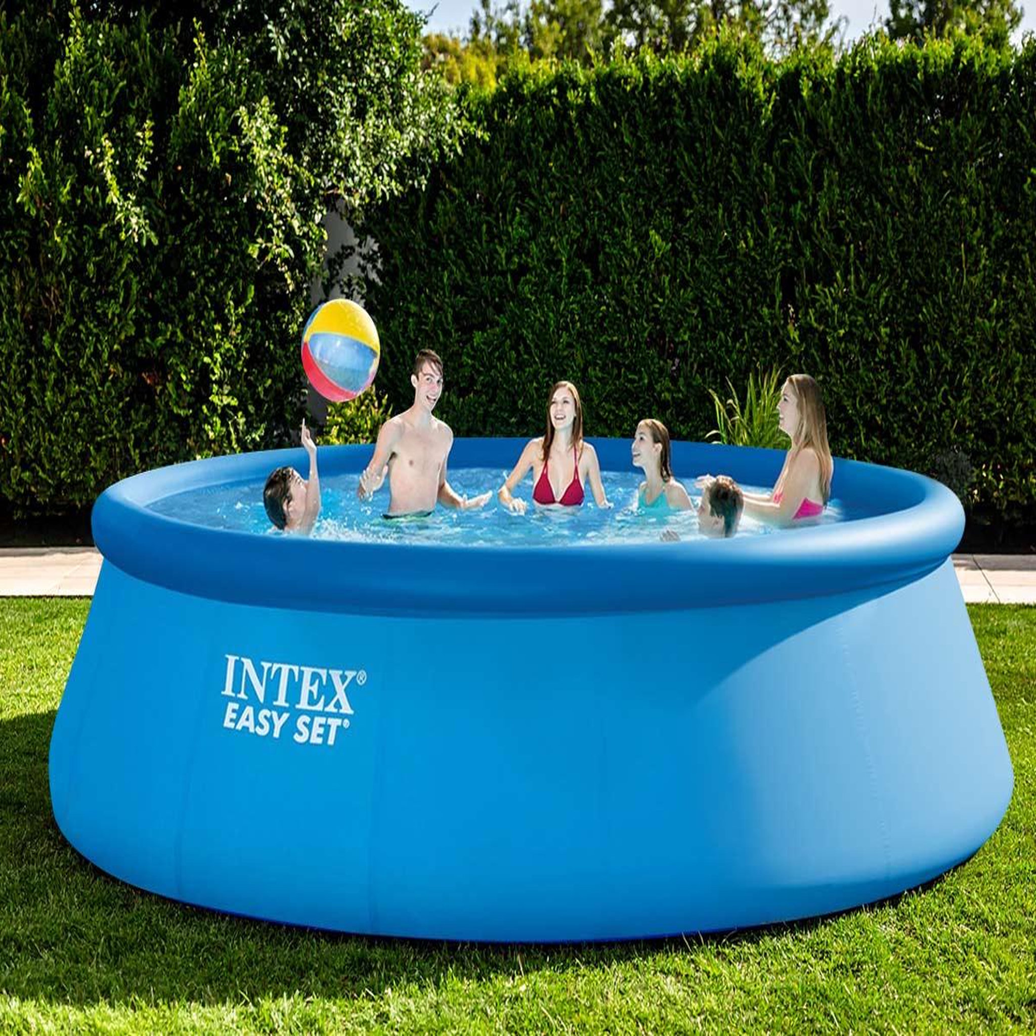 Voir la diapositive 5 : INTEX Piscine autoportée Easy Set 4,57 x 1,22 m - Intex