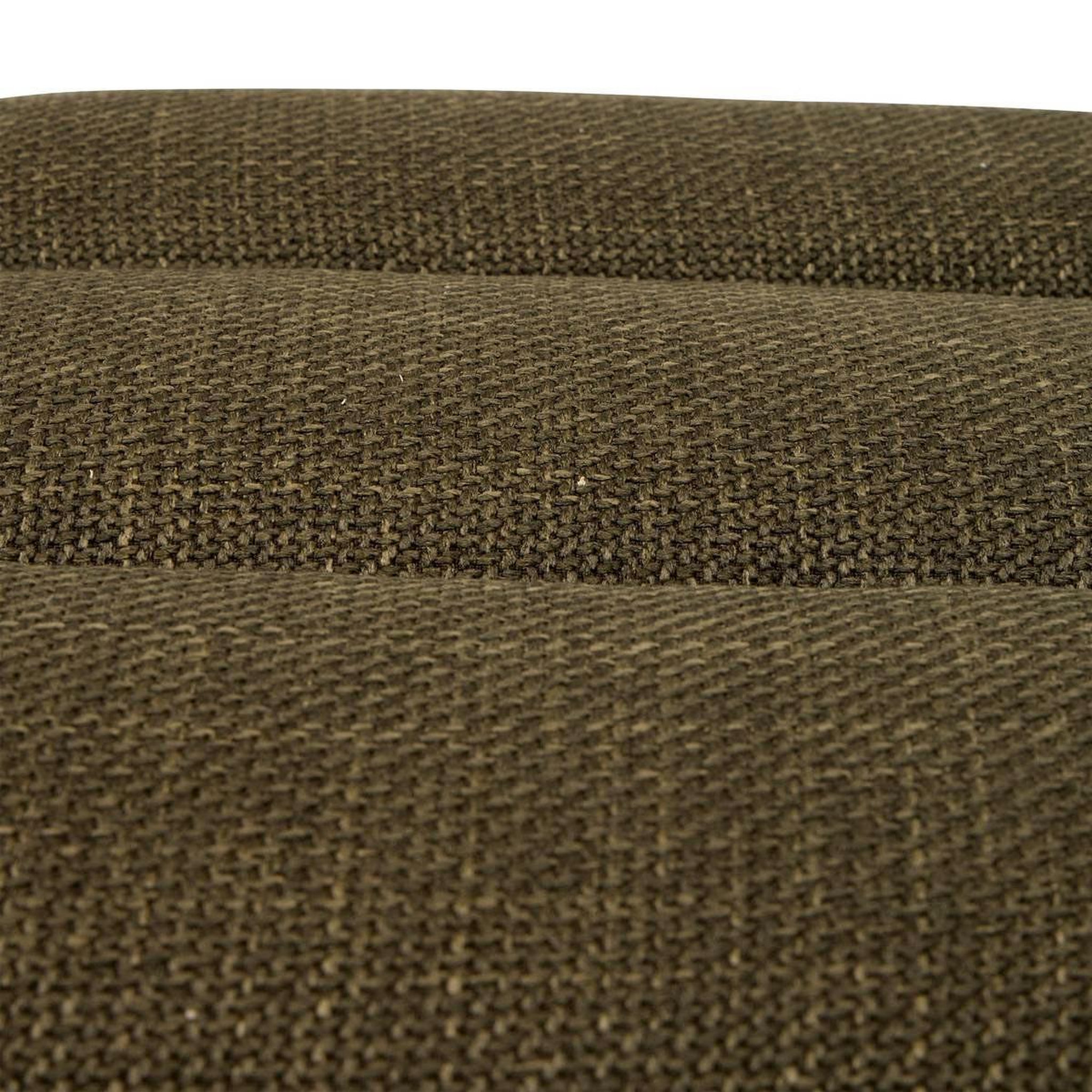 Voir la diapositive 4 : ATMOSPHERA Pouf 3 arches en tissu  sisco  44cm kaki
