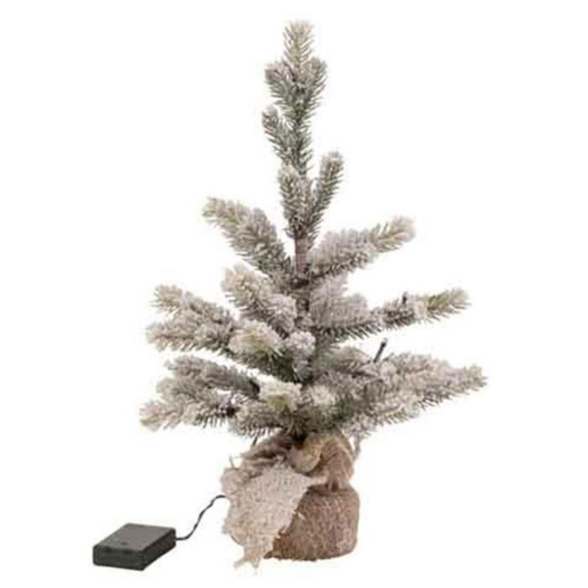 Paris Prix Sapin de Noël Déco Led  Enneigé  50cm Vert